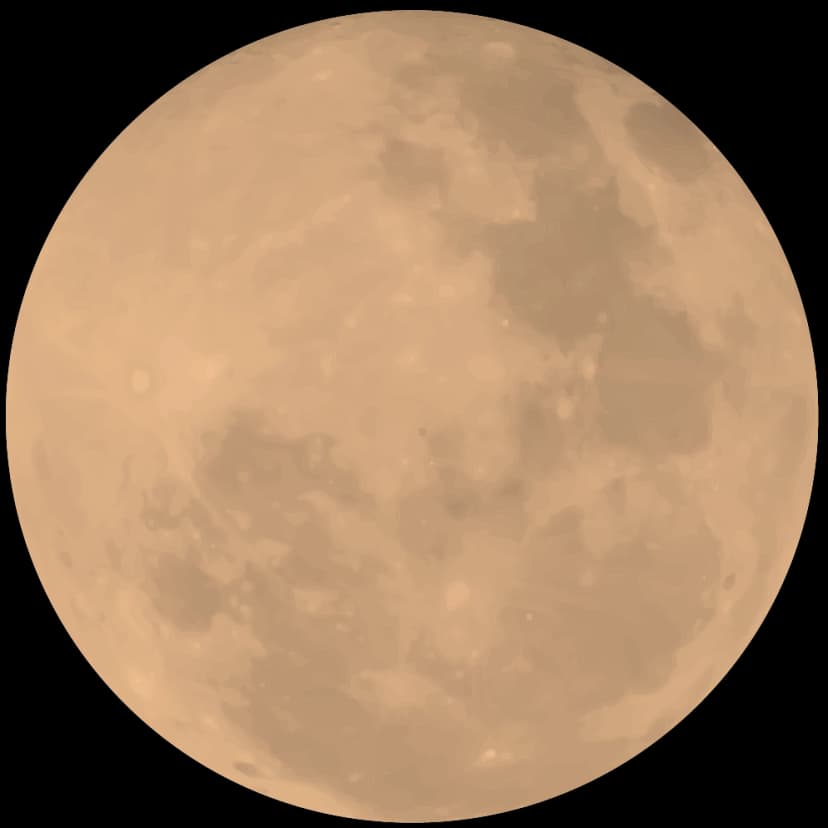 Full moon photo with craters and surface details