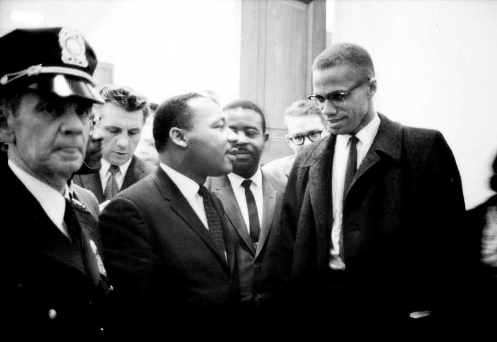 Malcolm X and MLK meet