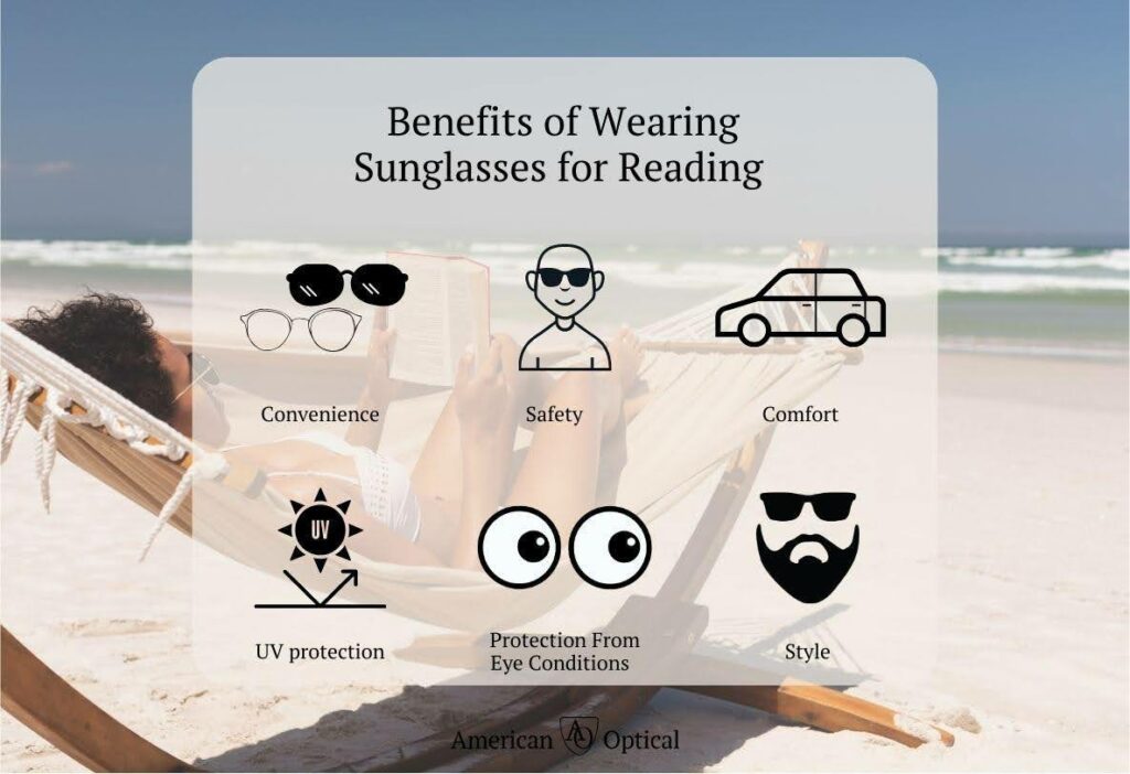 Benefits of Wearing Sunglasses for Reading