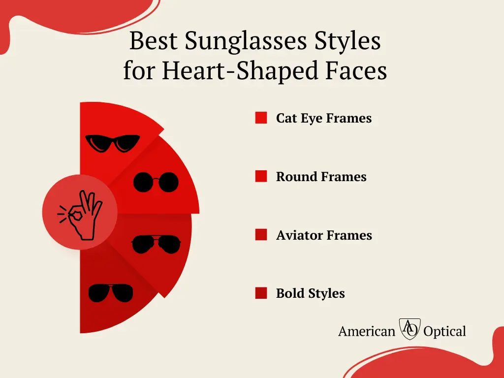 4 Best Sunglasses Styles for Heart-Shaped Faces